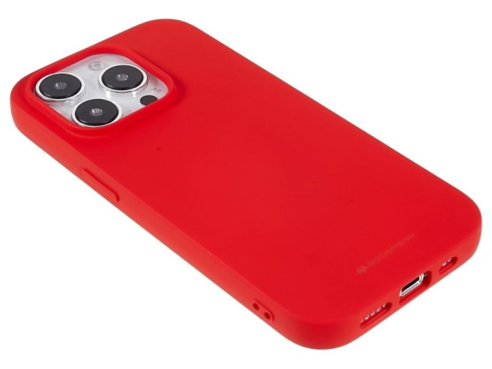 Ochranný kryt pro iPhone 14 Pro - Mercury, Soft Feeling Red