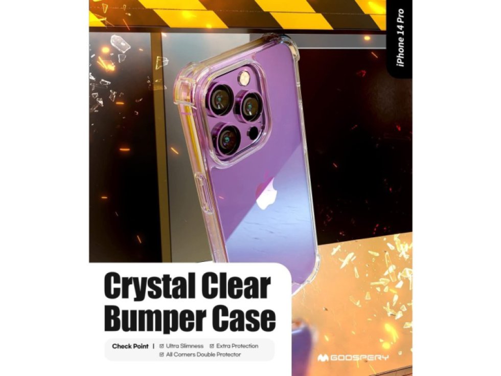 Ochranný kryt pro iPhone 14 Pro - Mercury, SuperProtect Transparent