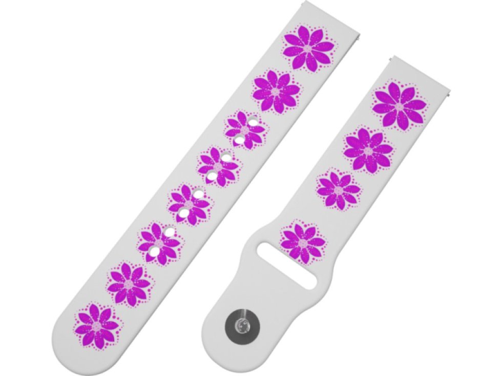 FIALOVÁ KVĚTINA řemínek 20 mm