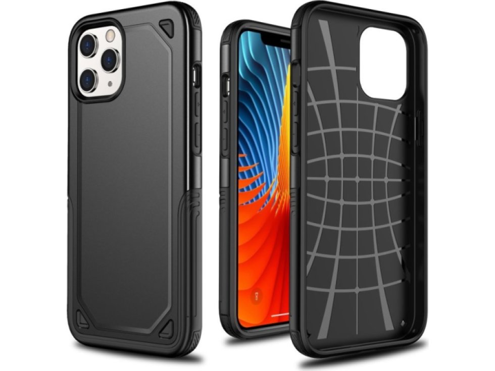 Ochranný kryt pro iPhone 12 / 12 Pro - Rugged Armor Black