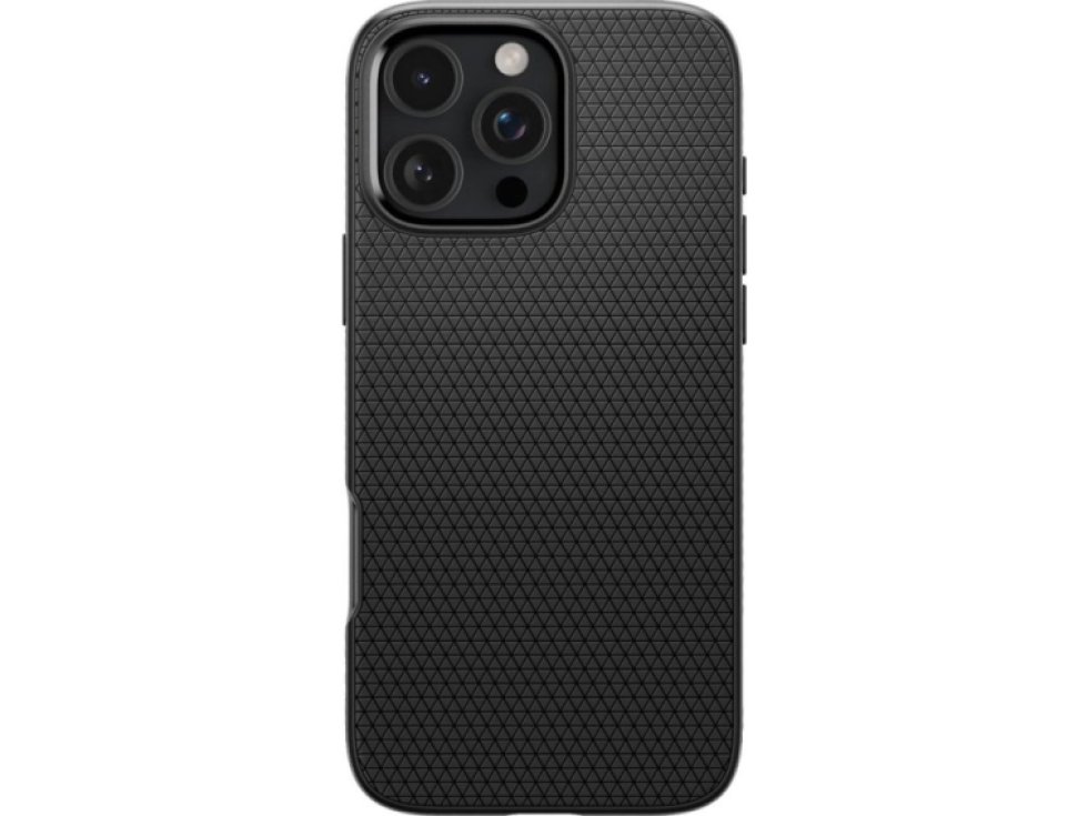 Ochranný kryt na iPhone 16 Pro - Spigen, Liquid Air Matte Black