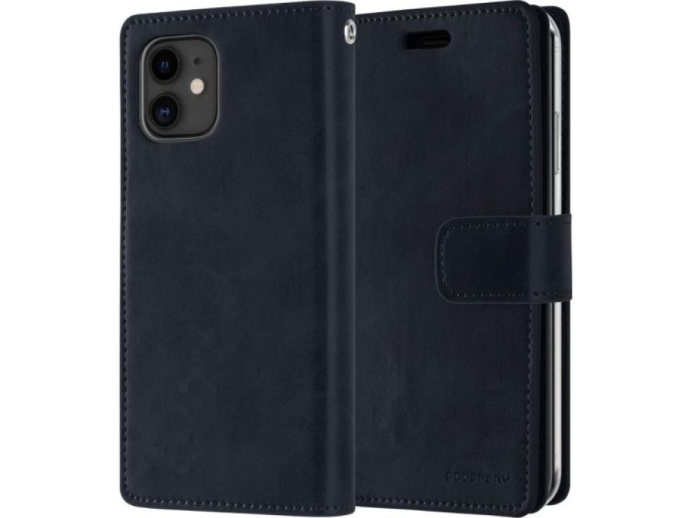 Knížkové pouzdro na iPhone 12 mini - Mercury, Mansoor Diary Navy