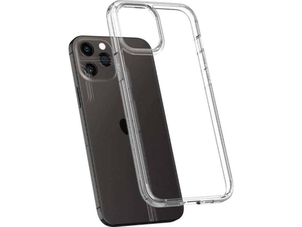 Ochranný kryt pro iPhone 12 / 12 Pro - Spigen, Ultra Hybrid Crystal ACS01702