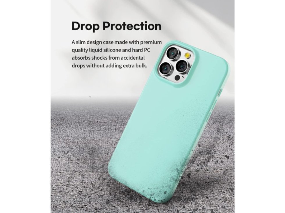 Ochranný kryt pro iPhone 13 Pro MAX - Mercury, Soft Feeling Mint