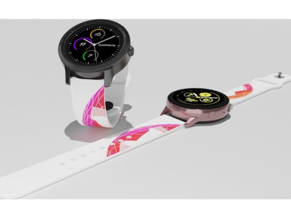 RŮŽOVÁ PLANETKA řemínek 22 mm