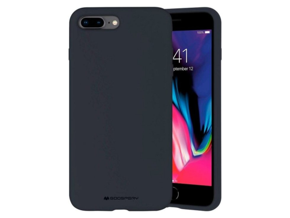 Ochranný kryt pro iPhone 7 PLUS / 8 PLUS - Mercury, Silicone Navy