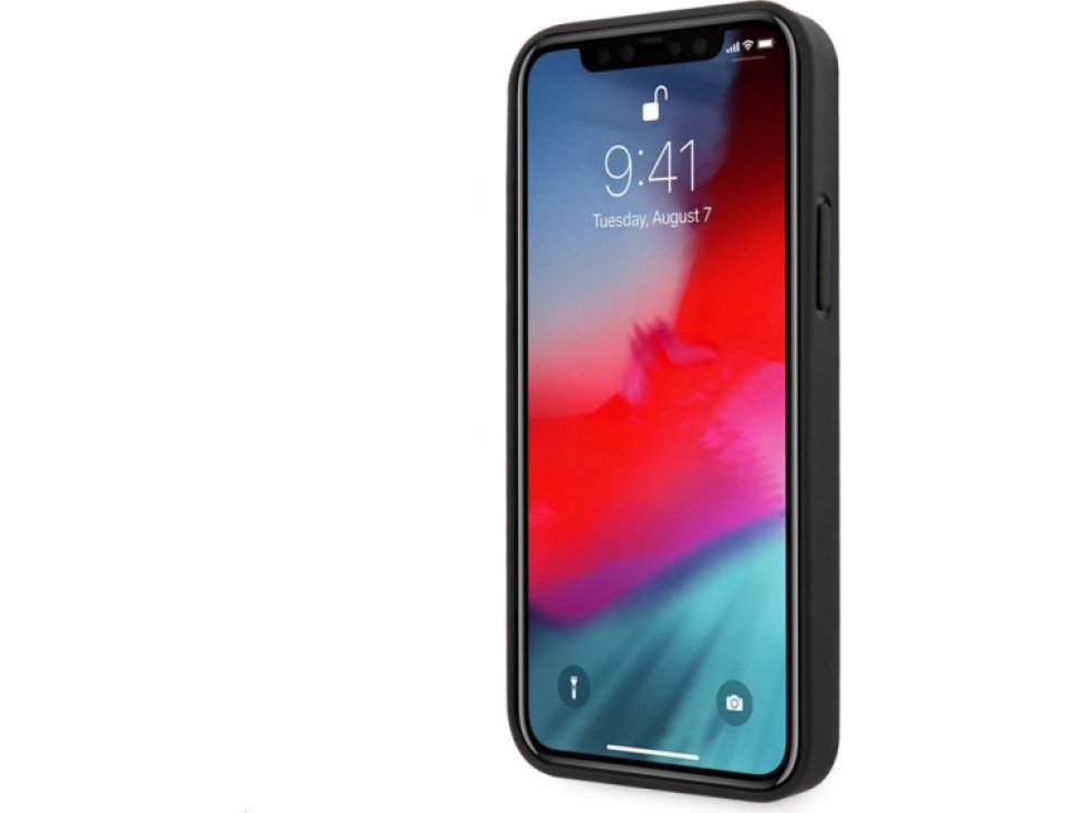 Ochranný kryt pro iPhone 12 / 12 Pro - Guess, 4G Logo Back Gray GUHCP12M4GMGGR