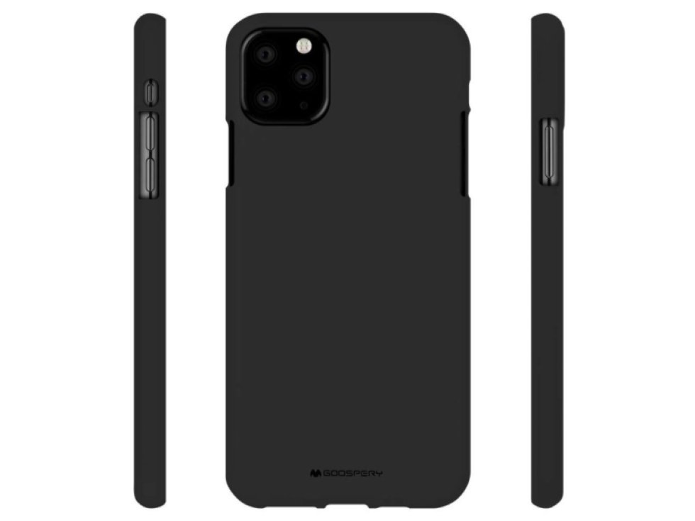 Ochranný kryt pro iPhone 11 Pro MAX - Mercury, Soft Feeling Black