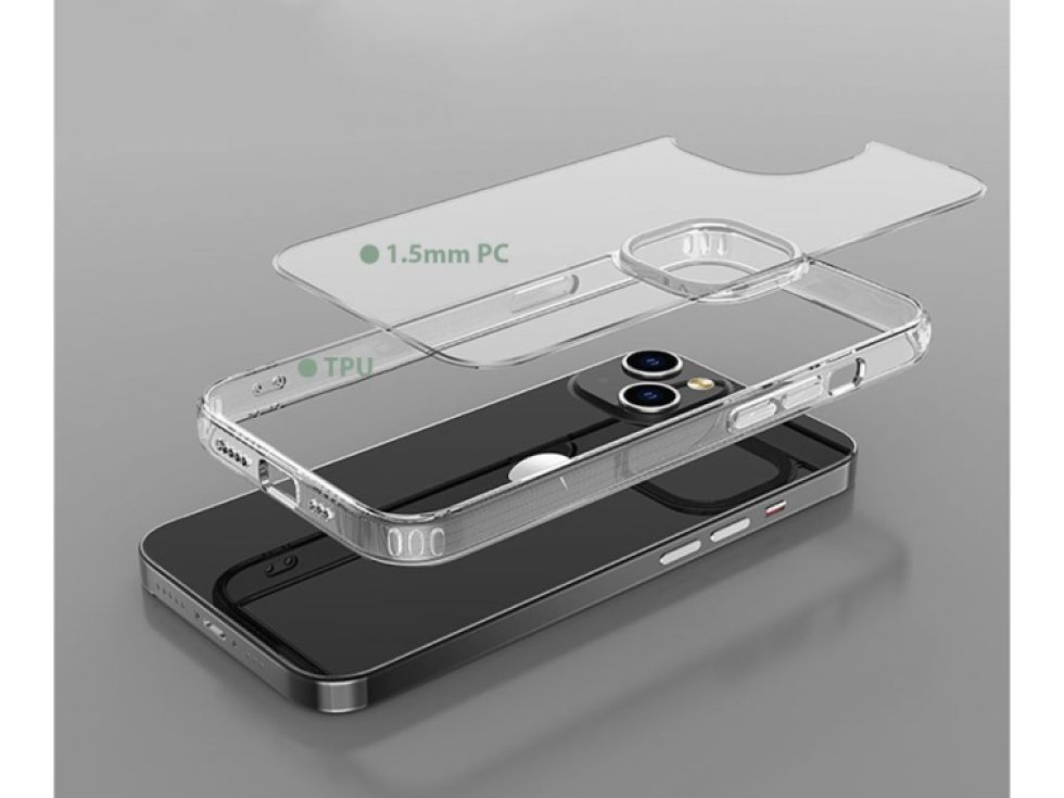 Ochranný kryt pro iPhone 14 - Tech-Protect, FlexAir Hybrid Clear
