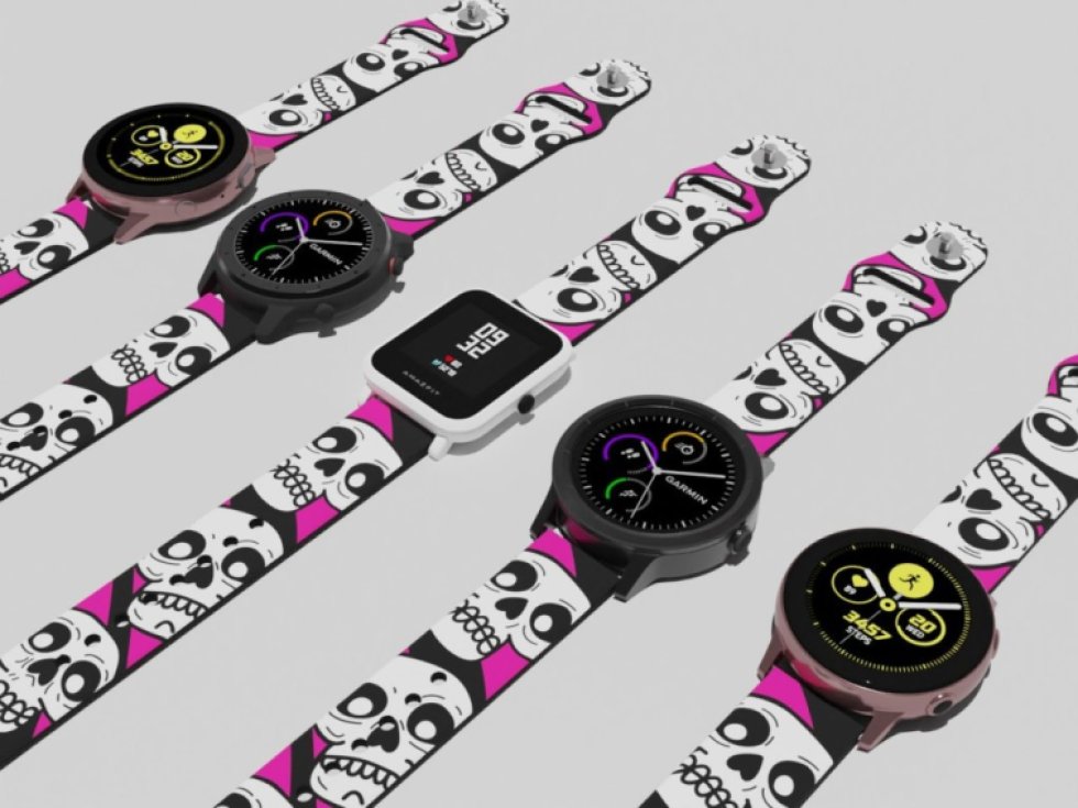 LEBKY RŮŽOVÉ řemínek 20 mm