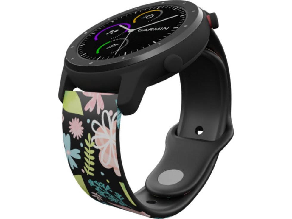 KVĚTY A VĚTVIČKY řemínek 22 mm