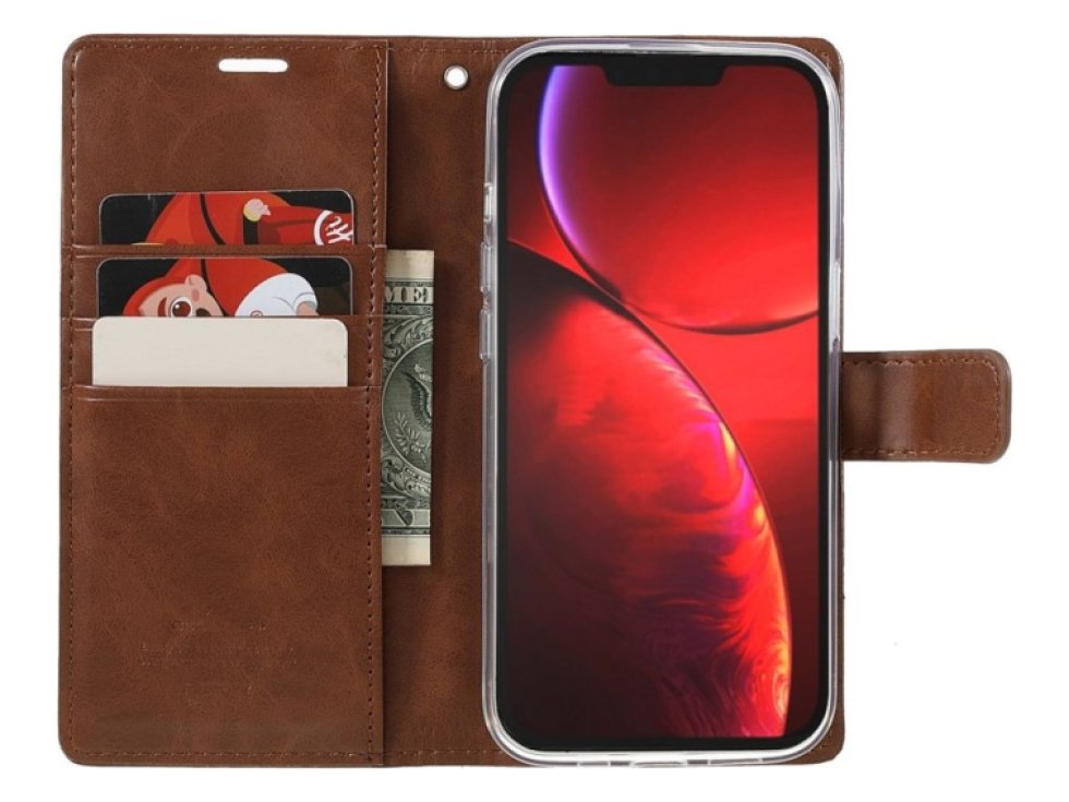 Ochranné pouzdro pro iPhone 13 - Mercury, Bluemoon Diary Brown