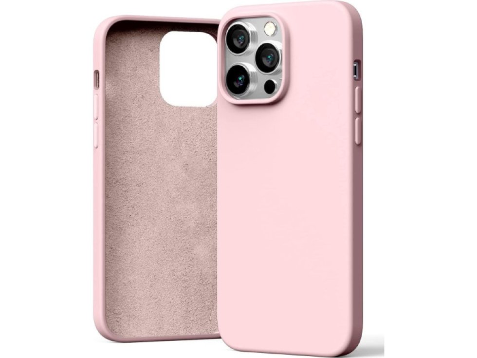 Ochranný kryt pro iPhone 14 Pro MAX - Mercury, Silicone Pink Sand