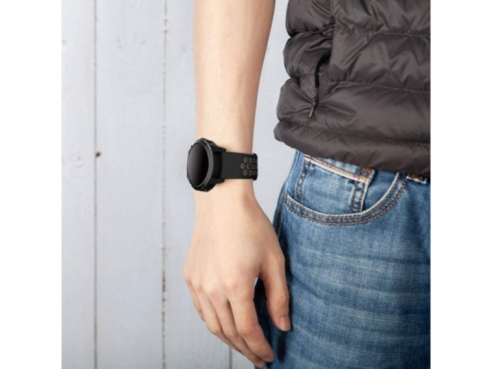 Řemínek pro Samsung Galaxy Watch 41mm - Tech-Protect, Softband Black/Lime