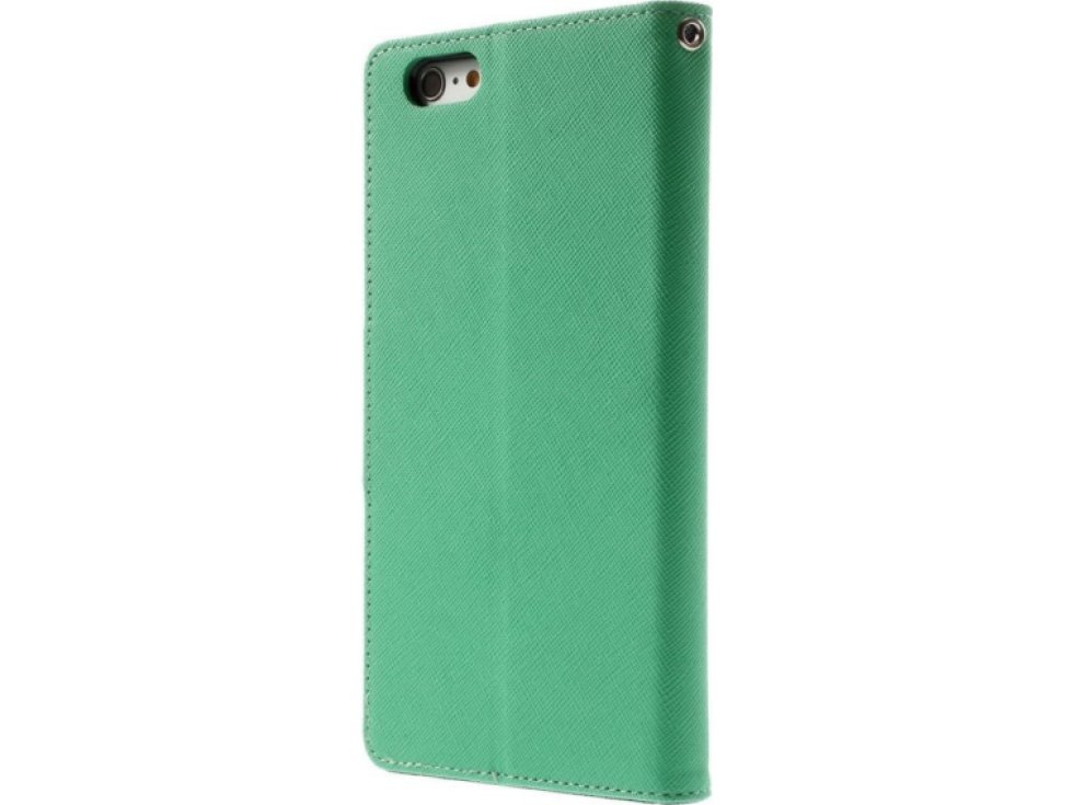 Pouzdro / kryt pro Apple iPhone 6 Plus / 6S Plus - Mercury, Fancy Diary MINT/NAVY