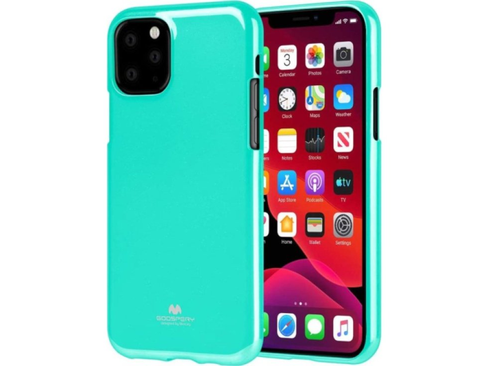 Ochranný kryt pro iPhone 11 Pro - Mercury, Jelly Mint