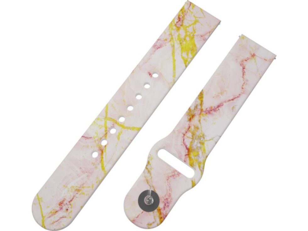 RŮŽOVO-ZLATÝ MRAMOR řemínek 20 mm