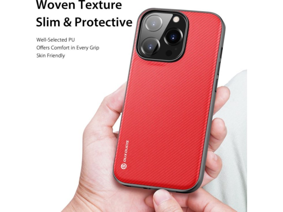 Ochranný kryt na iPhone 14 Pro - DuxDucis, Fino Red