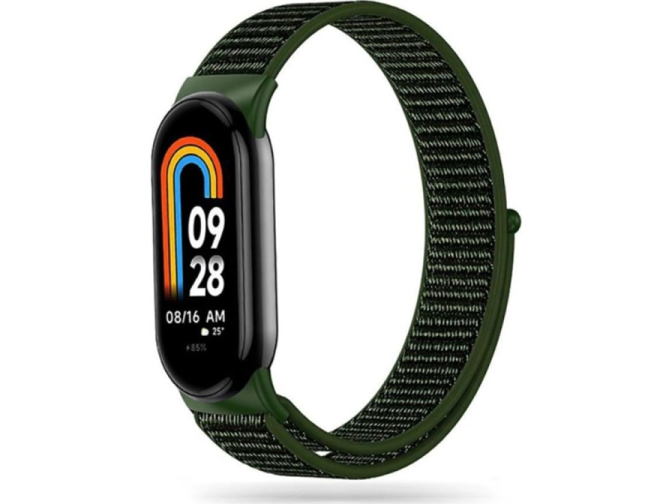 Řemínek pro Xiaomi Mi Band 8 / 9 - Tech-Protect, Nylon Green