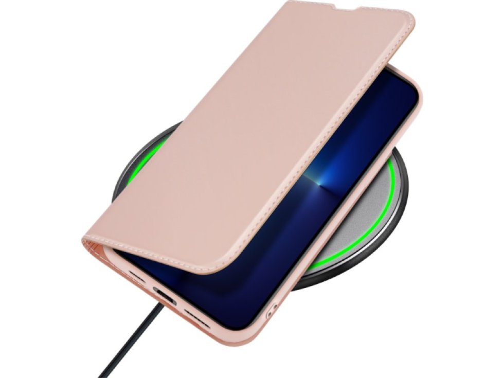 Knížkové pouzdro pro iPhone 13 Pro MAX - DuxDucis, SkinPro Rose