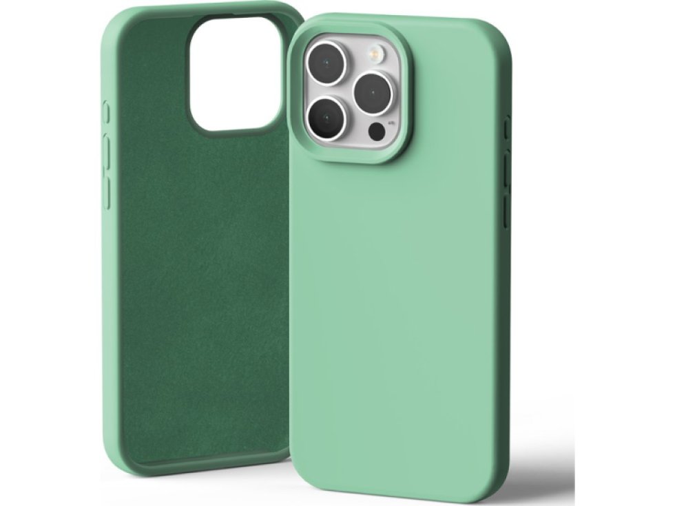 Ochranný kryt na iPhone 16 Pro MAX - Mercury, Silicone Green