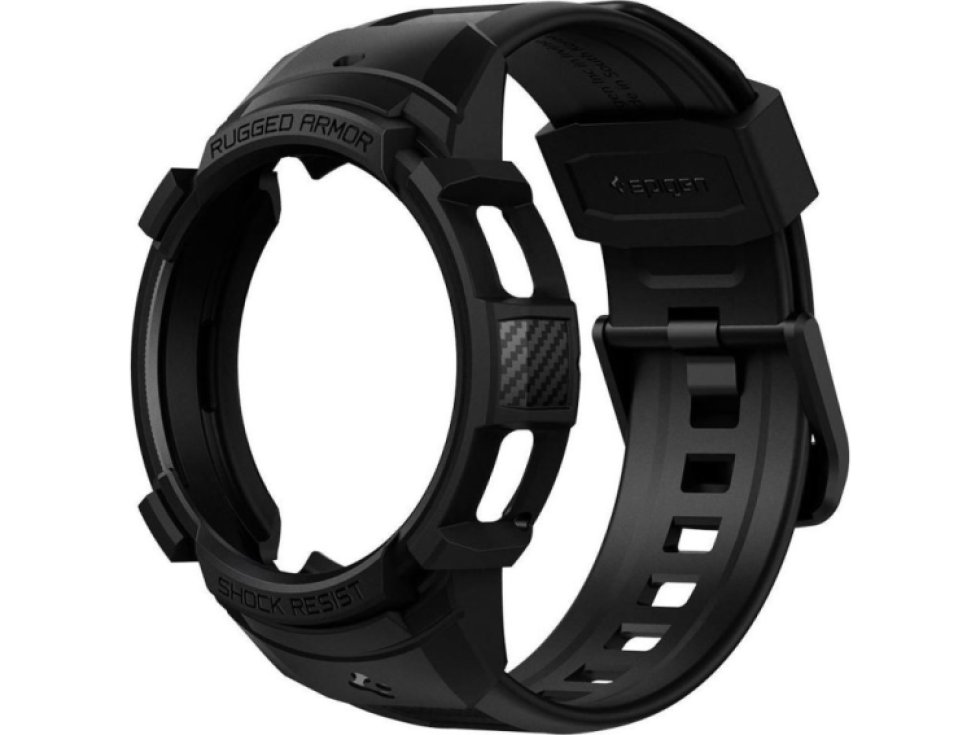 Řemínek s krytem pro Samsung Galaxy Watch CLASSIC 42mm - Spigen, Rugged Armor Pro Black