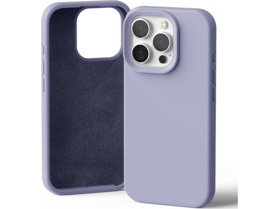 Ochranný kryt na iPhone 16 Pro - Mercury, Silicone Lavender