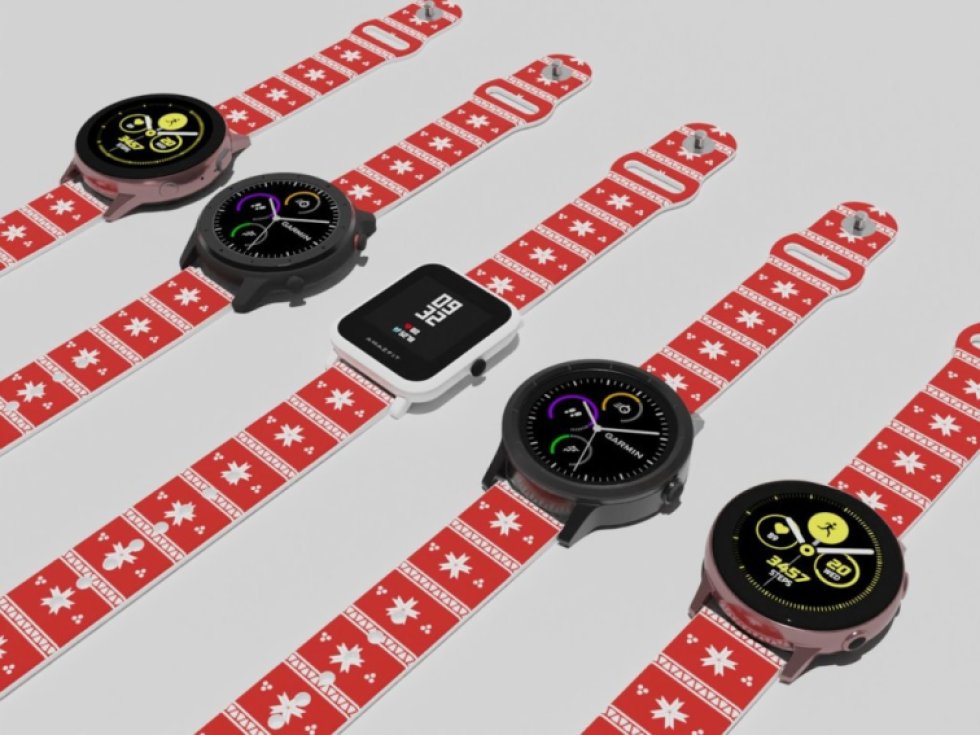 VÁNOČNÍ MOTIV řemínek 22 mm