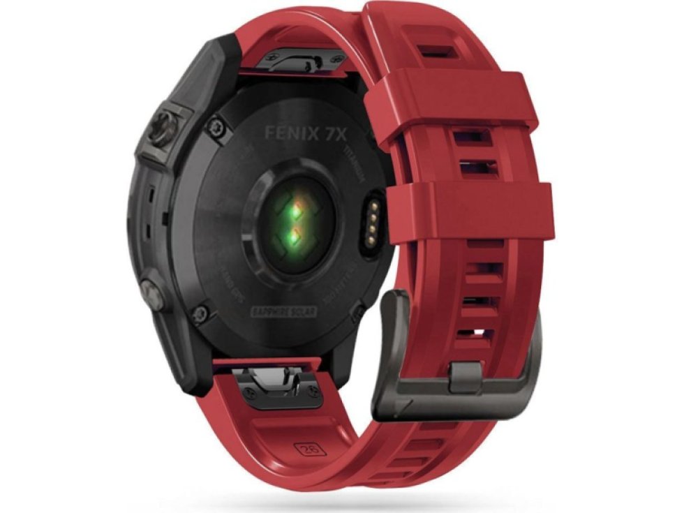 Řemínek pro Garmin Fenix 5 / 6 / 6 PRO / 7 - Tech-Protect, Iconband Red - ROZBALENO