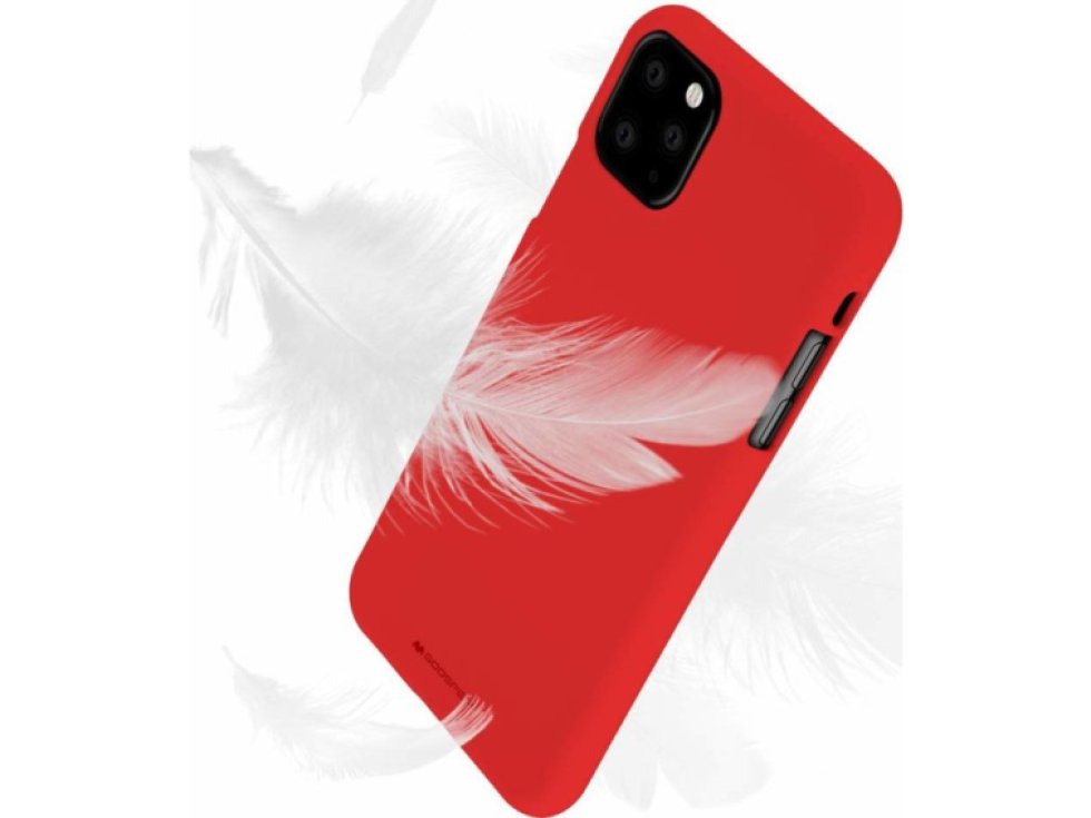 Ochranný kryt pro iPhone 11 Pro MAX - Mercury, Soft Feeling Red