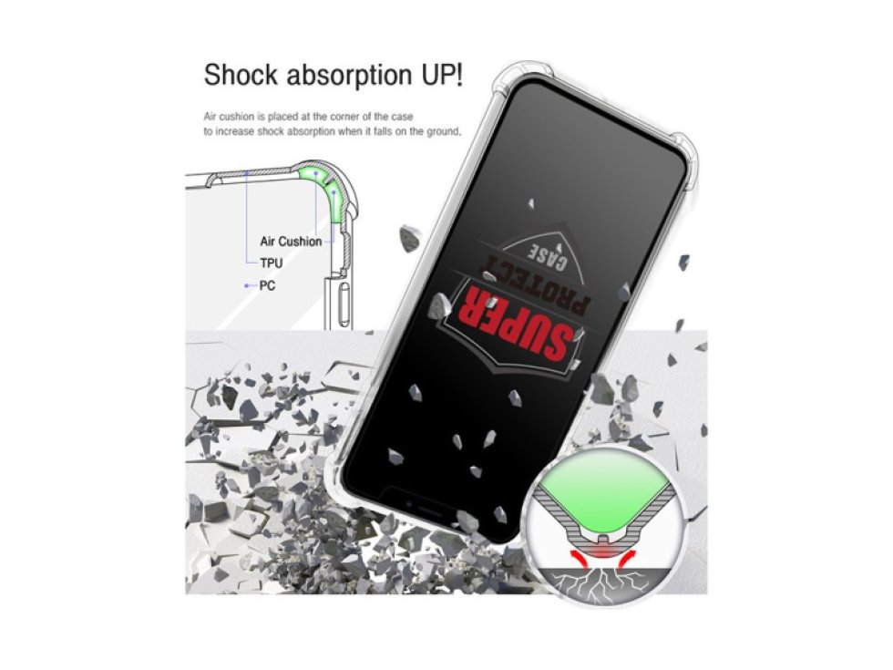 Ochranný kryt pro iPhone XS MAX - Mercury, SuperProtect Transparent