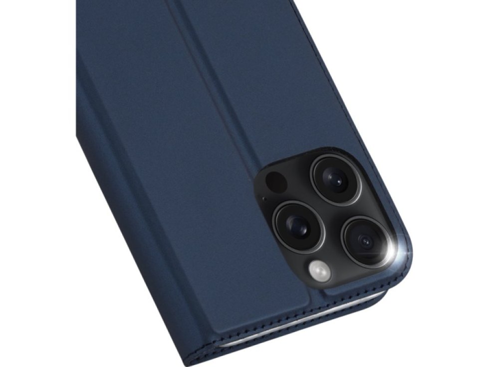 Knížkové pouzdro na iPhone 16 Pro MAX - DuxDucis, SkinPro Blue