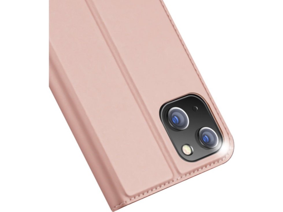Knížkové pouzdro na iPhone 15 PLUS - DuxDucis, SkinPro Rose