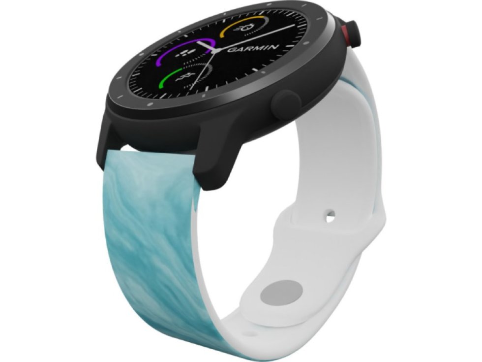 MODRÝ MRAMOR řemínek 22 mm