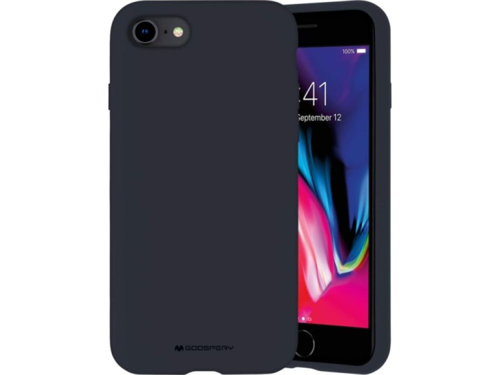Ochranný kryt pro iPhone 7 / 8 / SE (2020/2022) - Mercury, Silicone Navy