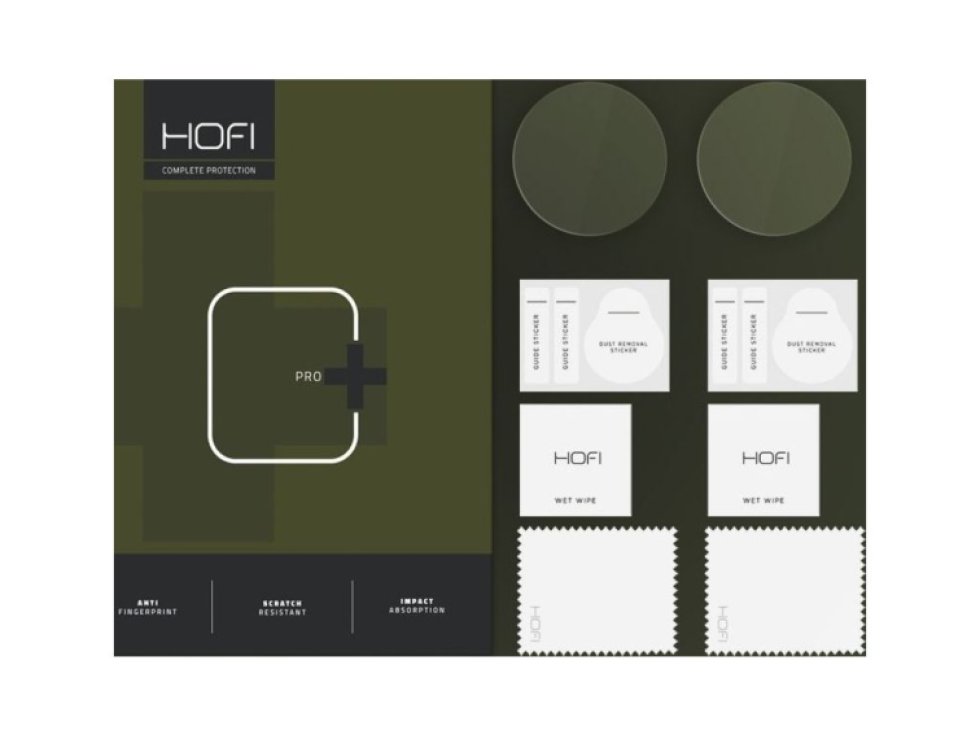 Hybridní ochranné sklo na Garmin Fenix 8 (47 MM) - Hofi, Glass Pro+ (2ks)
