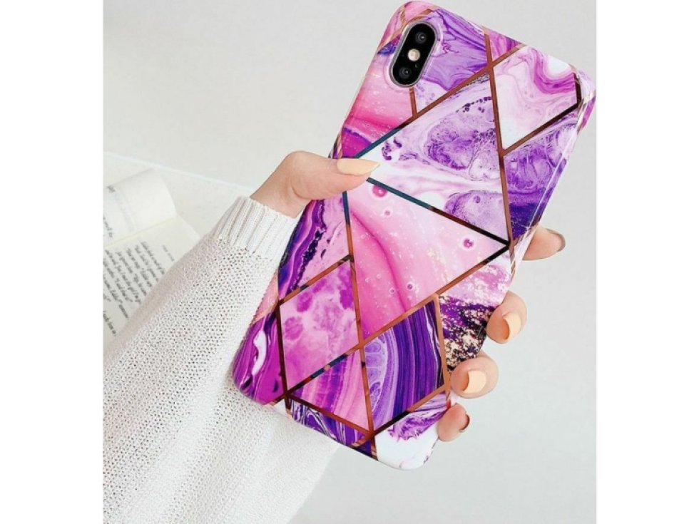 Geometric na AirPods Pro fialová