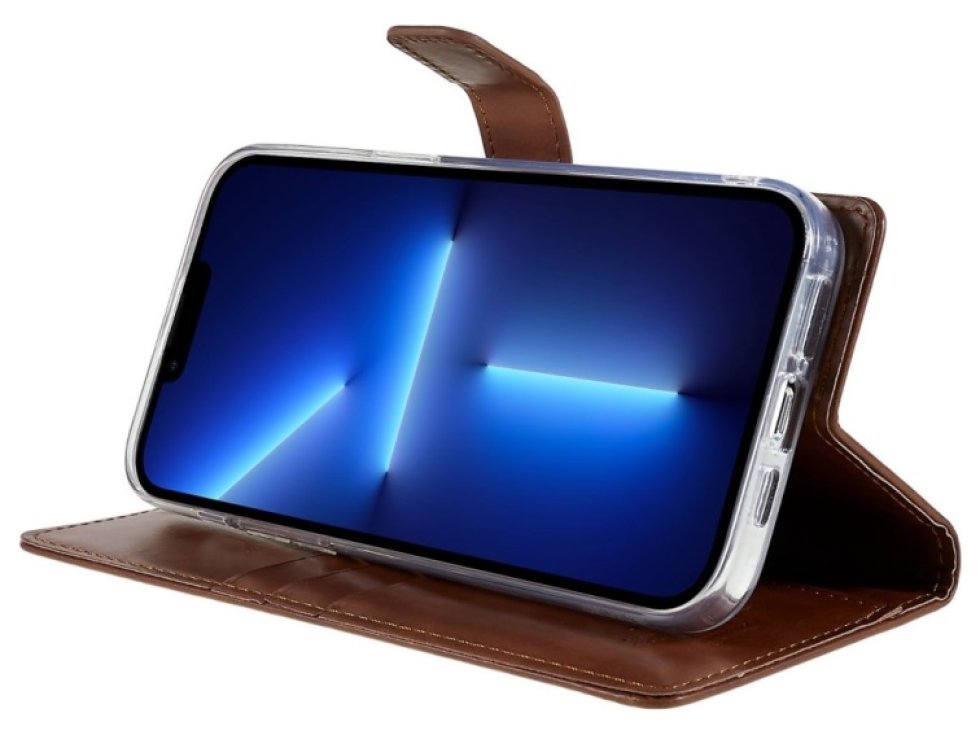 Ochranné pouzdro pro iPhone 14 Pro MAX - Mercury, Bluemoon Diary Brown