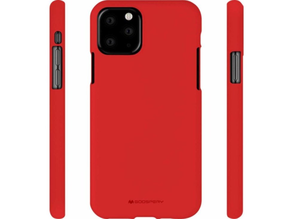 Ochranný kryt pro iPhone 11 Pro - Mercury, Soft Feeling Red