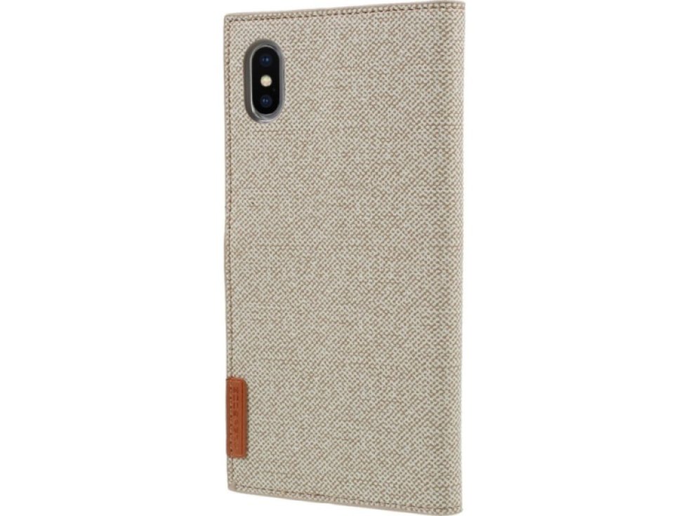 Pouzdro / kryt pro iPhone XS MAX - Mercury, Milano Diary Beige/Brown