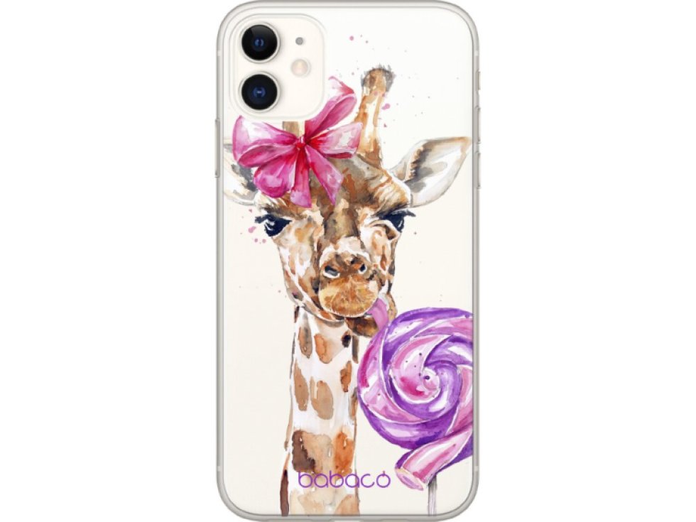 Ochranný kryt pro iPhone XR - Babaco, Giraffe 001 BPCGIRAF068