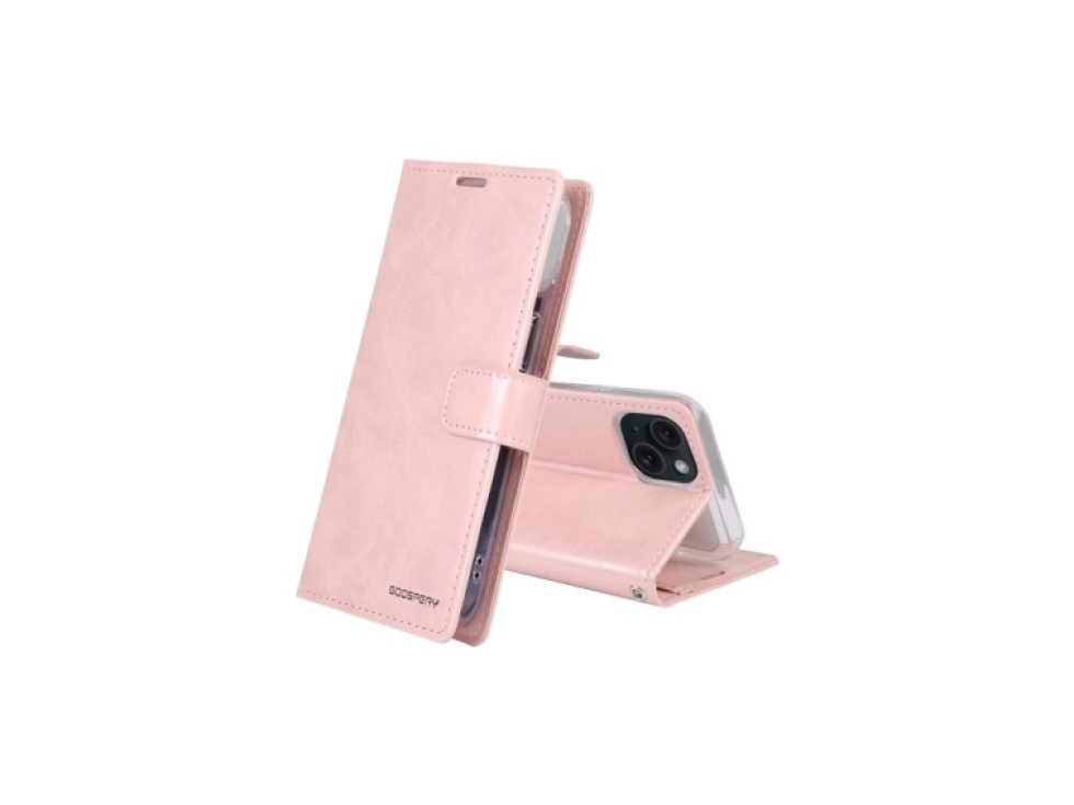 Ochranné pouzdro na iPhone 15 PLUS - Mercury, Bluemoon Diary Rose