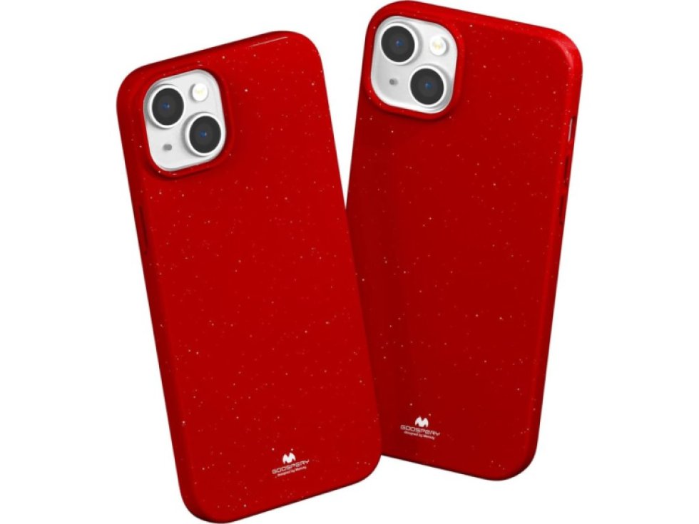 Ochranný kryt na iPhone 15 PLUS - Mercury, Jelly Red
