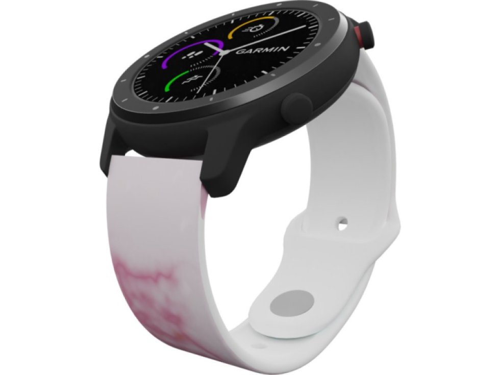 RŮŽOVÝ MRAMOR řemínek 22 mm