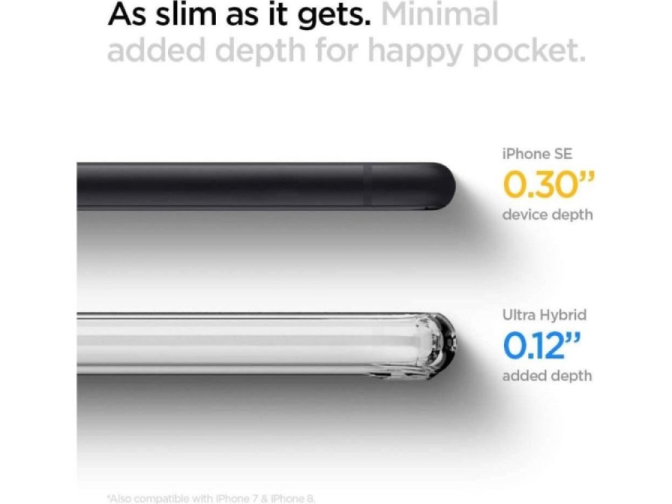 Ultra Hybrid 2 pro Apple iPhone 7 / 8 / SE (2020) transparentní