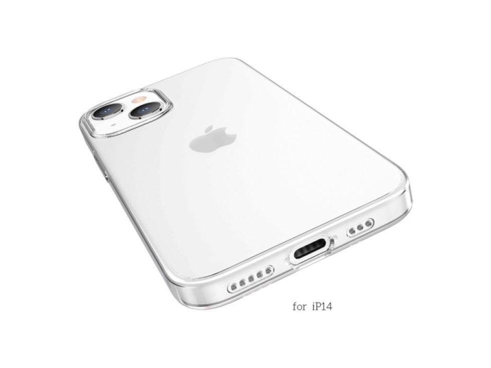 Ultratenký kryt pro iPhone 14 - Hoco, Light Transparent