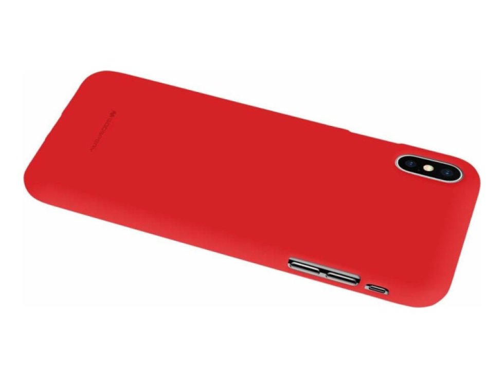 Ochranný kryt pro iPhone XS MAX - Mercury, Soft Feeling Red