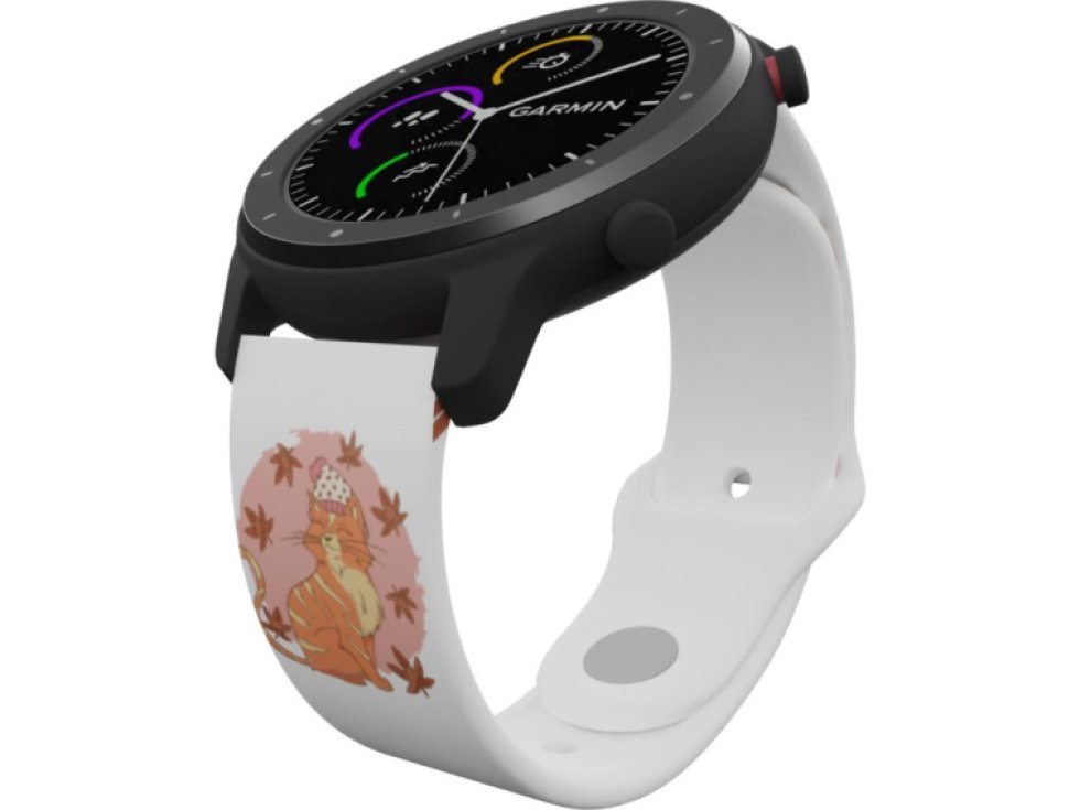 KOČKA V LISTÍ řemínek 20 mm