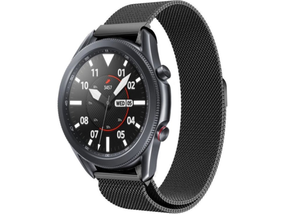 Řemínek pro Samsung Galaxy Watch 45mm - Tech-Protect, Milaneseband Black