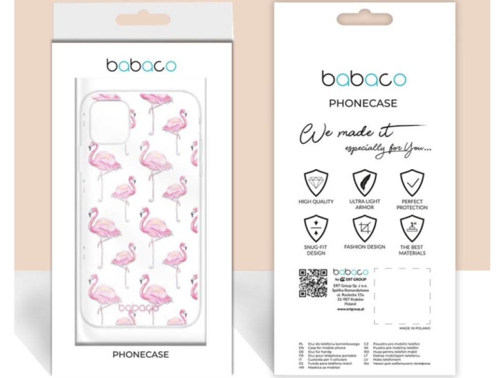 Ochranný kryt pro iPhone 11 - Babaco, Flamingo 005 BPCFLAM335